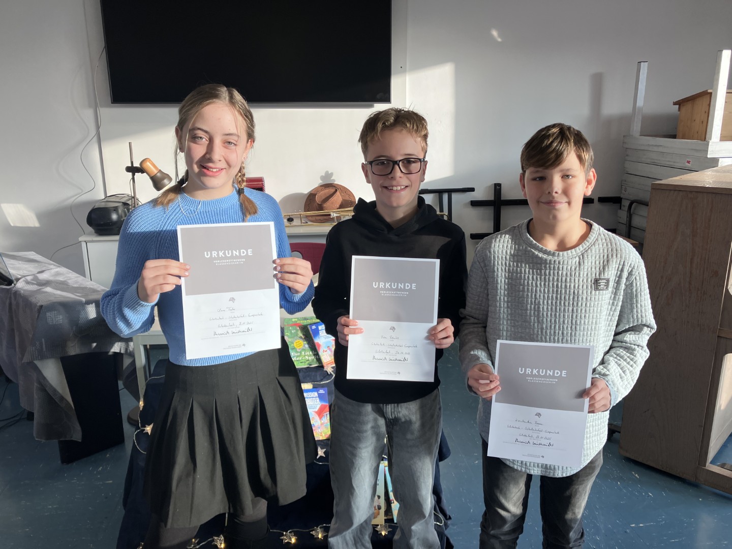 Vorlesewettbewerb der Europaschule Gladenbach: Ben Reinke ist unser Schulsieger